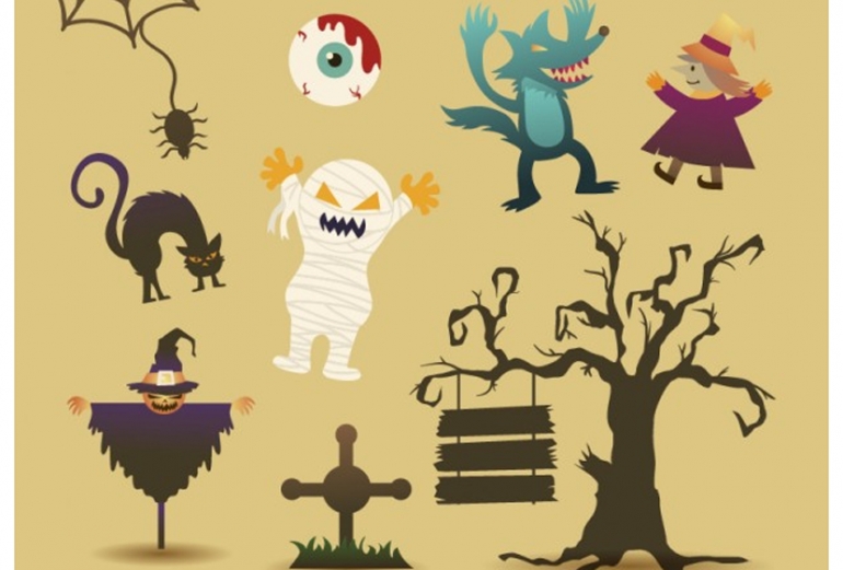 30+ Halloween-Themed Design Freebies 29