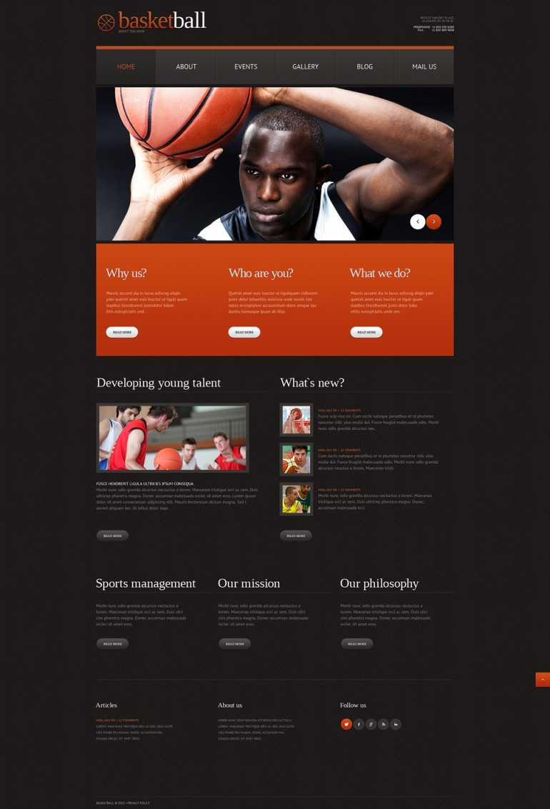 50 Motivating Sport WordPress Themes 14