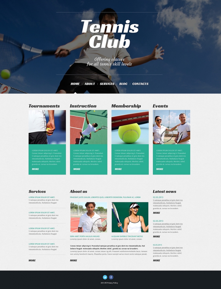 50 Motivating Sport WordPress Themes 9