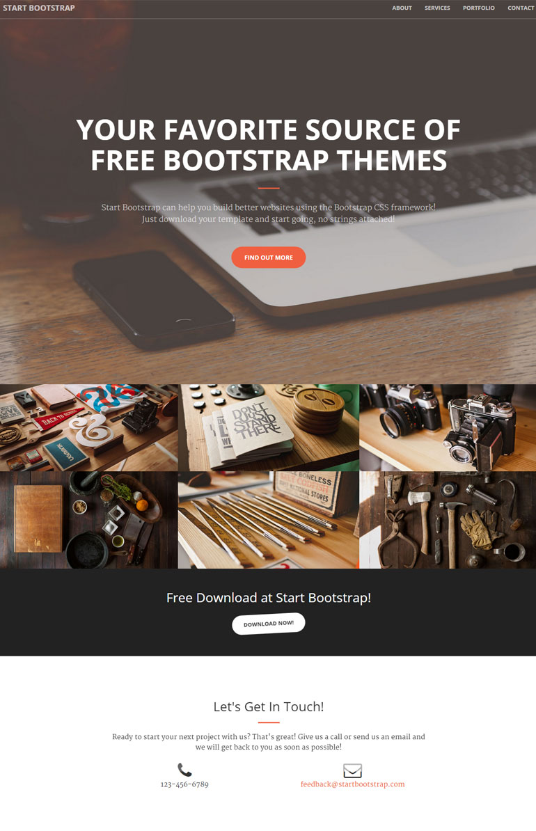 400+ Free Web Templates Collection 8