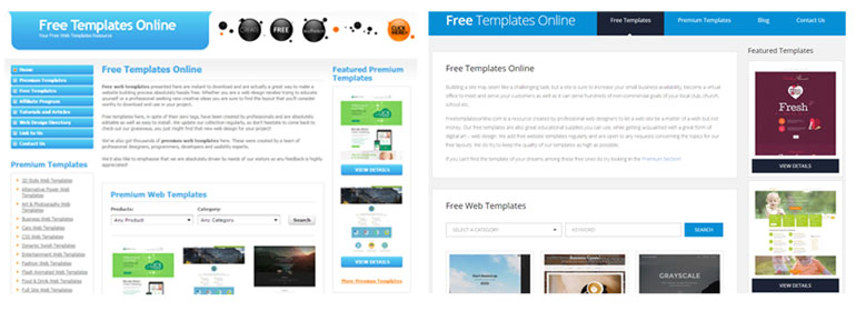400+ Free Web Templates Collection 14