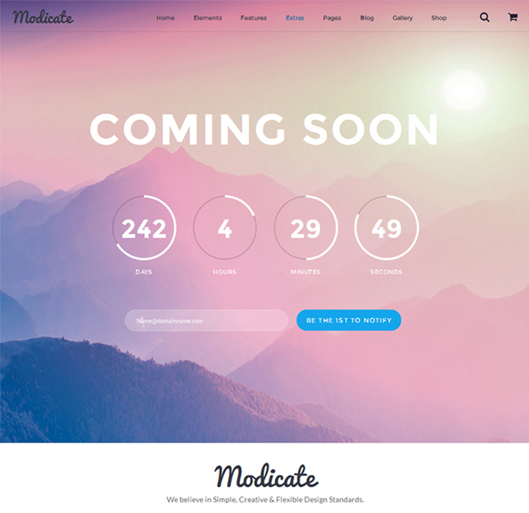 Modicate: All-In-One Website Template With Premium Functionality Inside 14