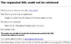 Image from Hosting Services: Error Pages