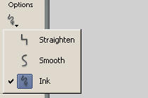 Select the Ink option for the Pencil Tool
