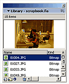 Image to "Creating A Photo Scrapbook With Flash"