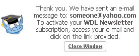 Confirmation page example