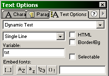 Text panel