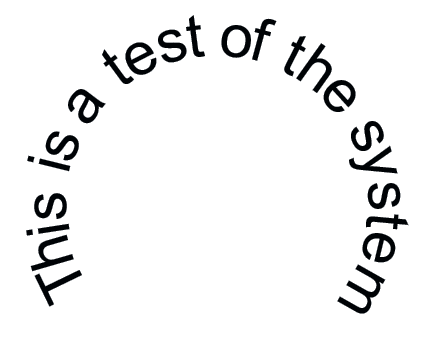 Circular (Editable) Text - Simplified Tutorial: Final Result