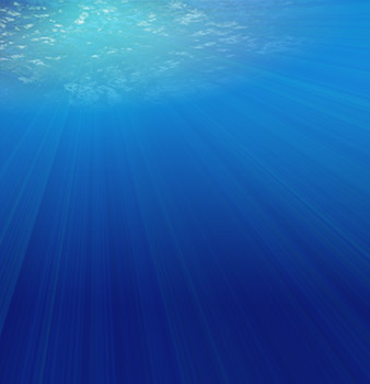 Underwater Scene with Gradients Tutorial: Final Result