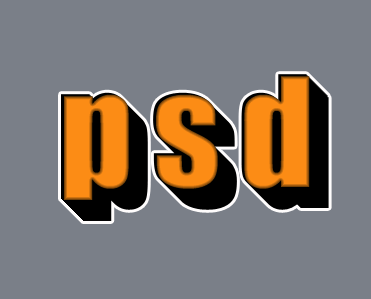 Retro Style Text Effects in Photoshop Tutorial: Final Result