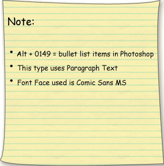 Note Paper Effect Tutorial: Final Result