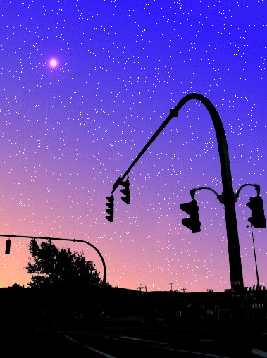 Starry Nights Tutorial: Final Result