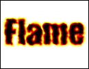 photoshop text effects flame effect