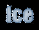 photoshop text effects ice