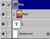 photoshop text effects layers position