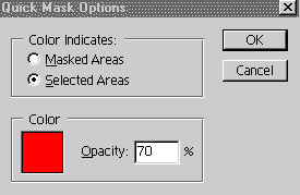 photoshop selection techniques quick mask mode