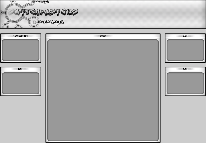 How to make a web site layout in Photoshop Tutorial: Final Result