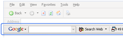 Google toolbar