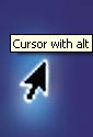 Cursor with alt