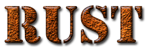 Rusted Text Tutorial: Final Result