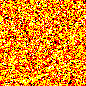A fire like background ... go to filter > render > Mezzotint