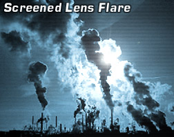 Lens Flare on SCREEN blending