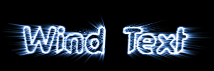 Wind Text
