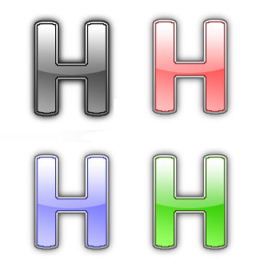iMac Style Text Tutorial: Final Result