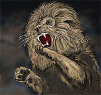 The Lion drawn by technical designer Anna Glinskaya [Click to Enlarge]