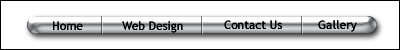 Metal Navigation Bar Tutorial: Final Result