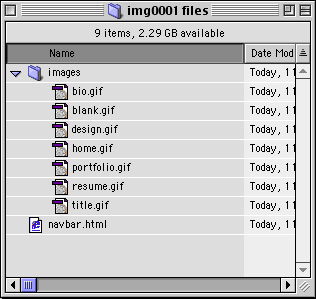 Creating a Navigation Bar