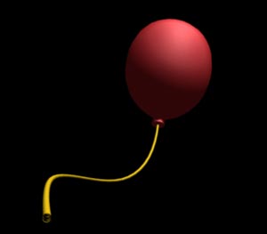 Animating a flying baloon Tutorial: Final Result