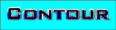 Contoured Text Tutorial: Final Result