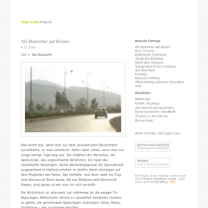 Ligne Claire - Dirk Hese award-winning weblog