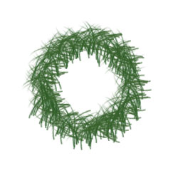 Holiday Wreath Tutorial: Final Result