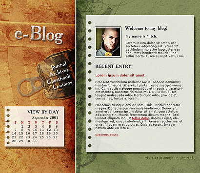 Website Template #7500