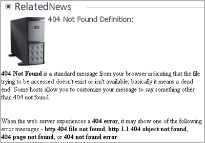 404 Not Found Definition