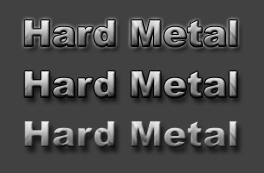 Hard Metal Text Tutorial: Final Result