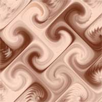 Chocolate Swirls Tutorial: Final Result