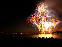 Enhancing Photographs of Fireworks Tutorial: Final Result