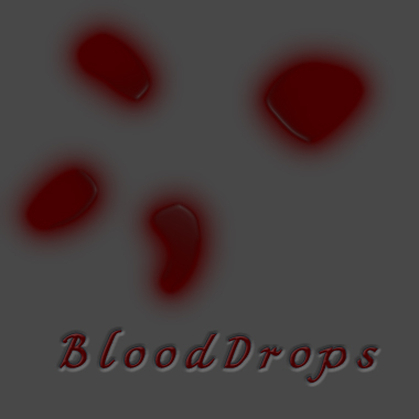 Blood Drops Tutorial: Final Result