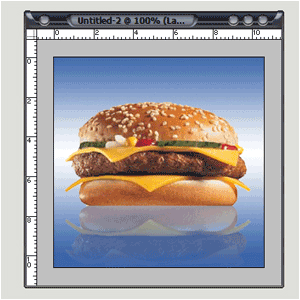 Add reflection to a picture Tutorial: Final Result