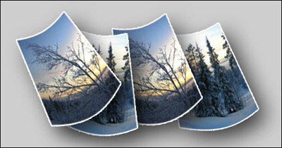 Photos on a table Tutorial: Final Result