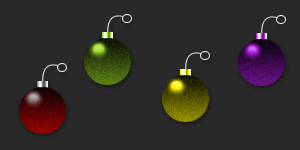 Christmas Ball Tutorial: Final Result