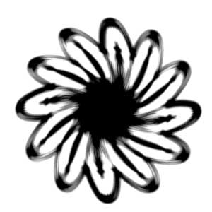 Random Flowers Tutorial: Final Result