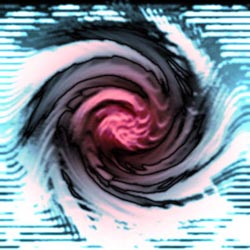 Distressed Twirl Effect Tutorial: Final Result