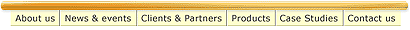 Top horizontal navigation bar example: SealedMedia