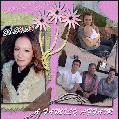 Digital Scrapbooking with Multiple Photos Tutorial: Final Result