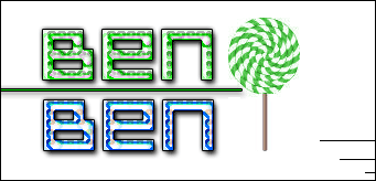 Lolly Pop Text Tutorial: Final Result