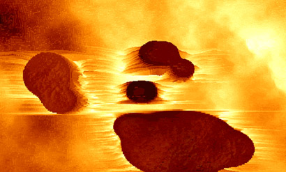 3D Lava Text Tutorial: Final Result